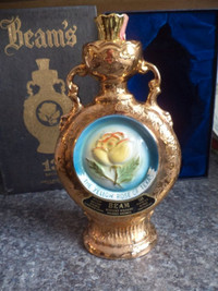 Vintage Beam the yellow rose of Texas Decanter with box
