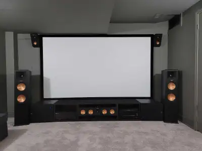 Klipsch Home Theatre System (7 Speakers) All speakers are Klipsch's high end Reference Premier line....