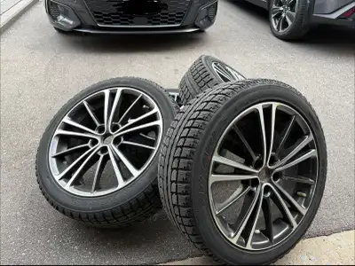 Antares Grip 20 winter tires in size 215/45R17. BRZ rims are in great shape, we sold the car, tires...
