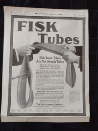Antique Fisk Inner Tube ads