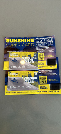 New Sunshine/Marmot Ski Card