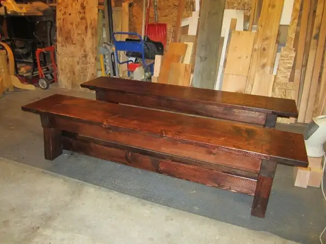 Rustic Dining Tables, Benches, Coffee Tables-Custom Built in Dining Tables & Sets in Calgary - Image 8