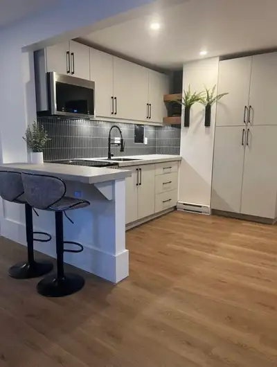 Fully furnished studio apartment - ~540 sq ft (50 m²) Includes everything you need — just bring your...