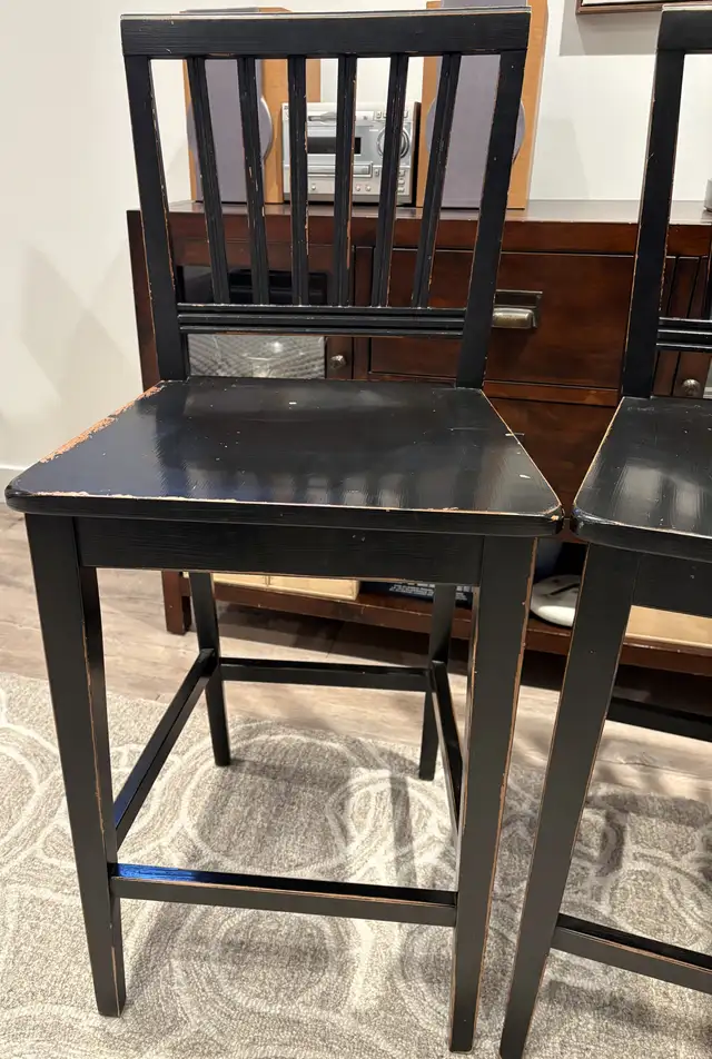 Stools (2) - Crate & Barrel in Chairs & Recliners in Calgary - Image 4