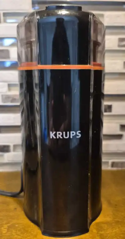 Krups GX332 "Silent Vortex" Coffee Grinder, View more