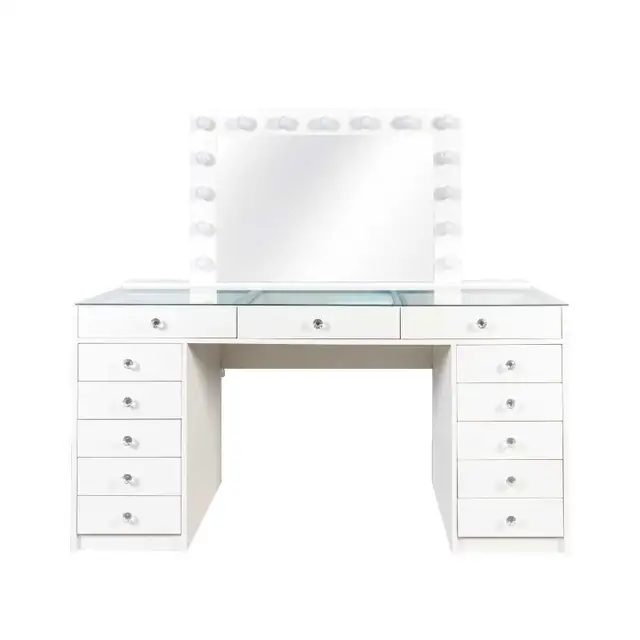 Luxury Make up table vanity dresser 13 drawers62863277073665124