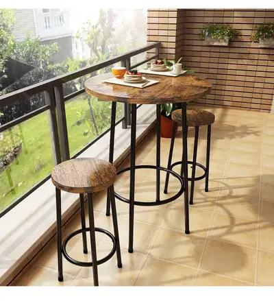 Recaceik 3 Piece Pub Dining Set, View more