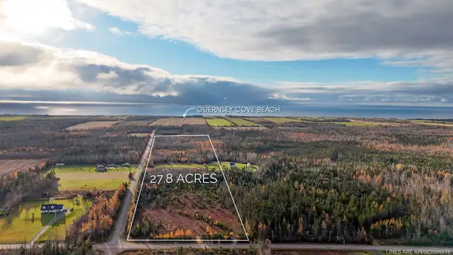 27.8 Acres For Sale Guernsey Cove Road PEI628647536144671214
