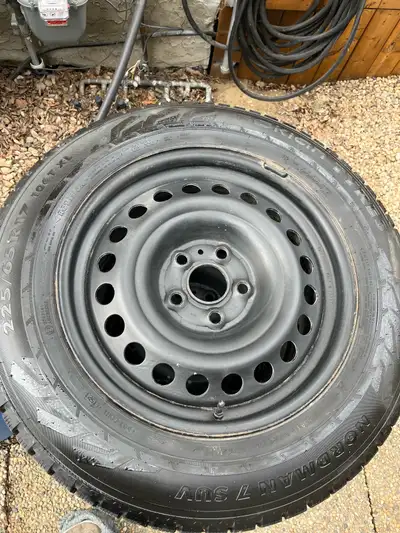 Nikian best winter tires , sold the car ( bolt pattern rims 5 -114.3 , center hub 64) 1Nice set 80%...