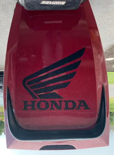 Bushtec Turbo +2, adjustable air suspension, cover, cooler. Trailer was wrapped in 2020, Honda logo...