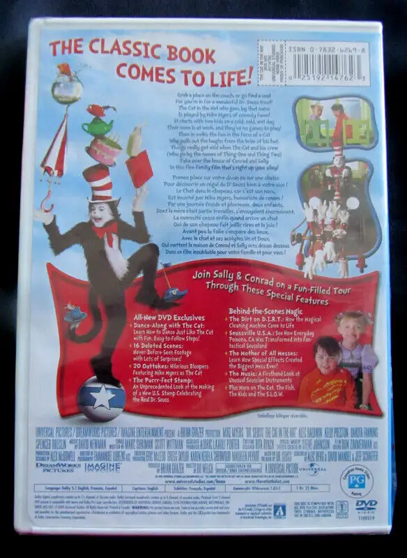 Dr. Seuss The Cat in the Hat, Book plus DVD **NEW** in Children & Young Adult in Markham / York Region - Image 9