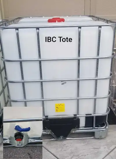 IBC Tote with Steel Cage , View more