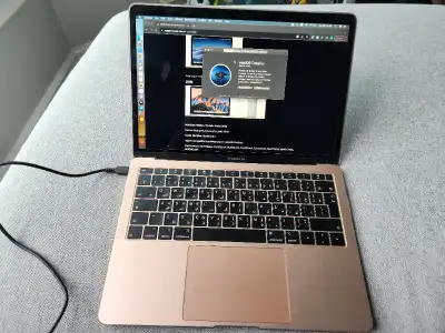 2018 Macbook air (Retina, 13-inch), 125GB storage.