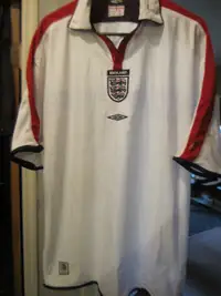 Umbro England Soccer Football Team Jersey New With Tags