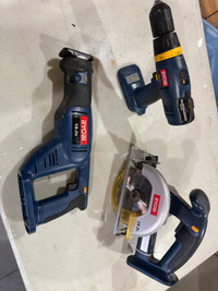 Ryobi tool only set 