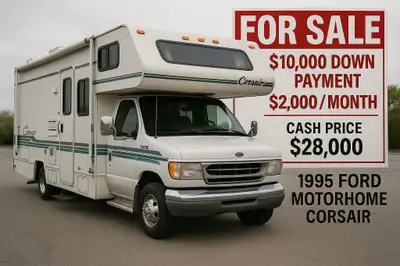 1995 Ford Motorhome For Sale – Surrey, BC $28,000 total – $10K down, $2K/month Delivery available ac...