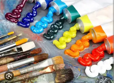 I am looking for all kinds of art supplies. Colored paper, watercolor paper, paints, crayons, colore...