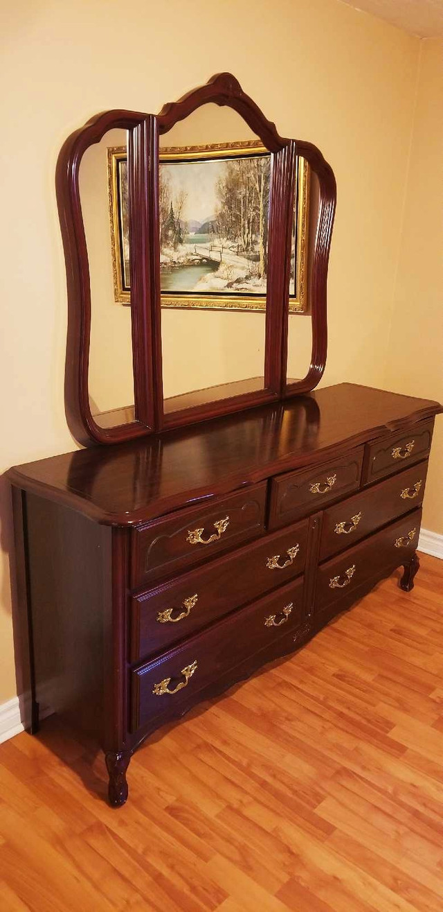 NEW Mahogany FRENCH PROVINCIAL DRESSER in Dressers & Wardrobes in Windsor Region - Image 4