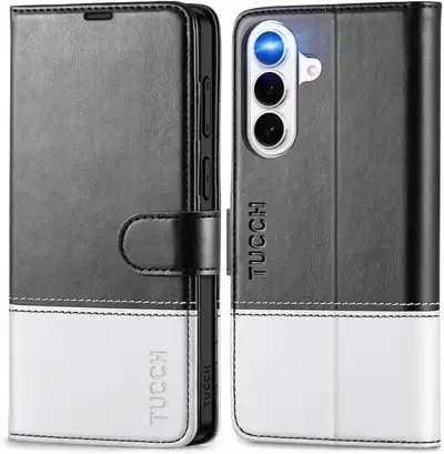 Galaxy S26+ 6.7" Wallet Case, PU Leather Folio w RFID, Kickstand, View more
