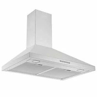 Ancona AN-1544 Stainless Steel Convertible Wall-Mounted Pyramid