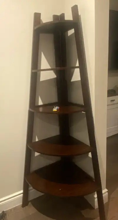 Corner shelf - wood , View more