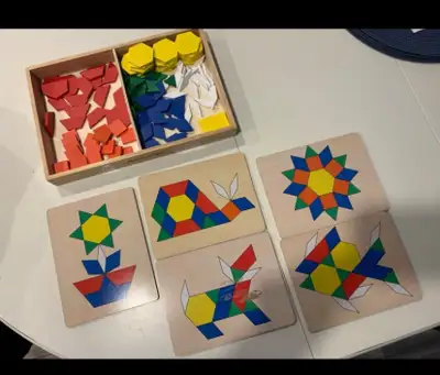 Melissa & Doug Tangram Wooden Puzzle Complete, View more