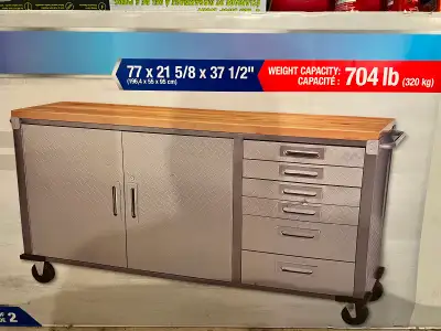 Brand new Mastercraft rolling tool workstation., View more