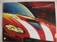 2002 Camaro Sales Brochure Z28 SS 35th. Ann. Edition