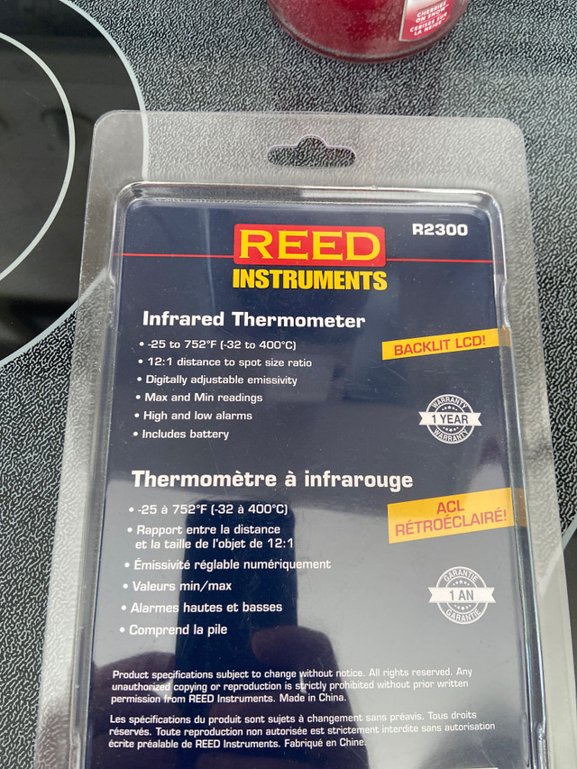 Infrared thermometer NEW in Cameras & Camcorders in Oshawa / Durham Region - Image 2