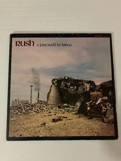 RUSH / A FAREWELL TO KINGS VINTAGE FROM 1977 RECORD IS MINT M- COVER IS NEAR MINT NM-