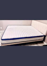 Queen size mattress and bed frame available 