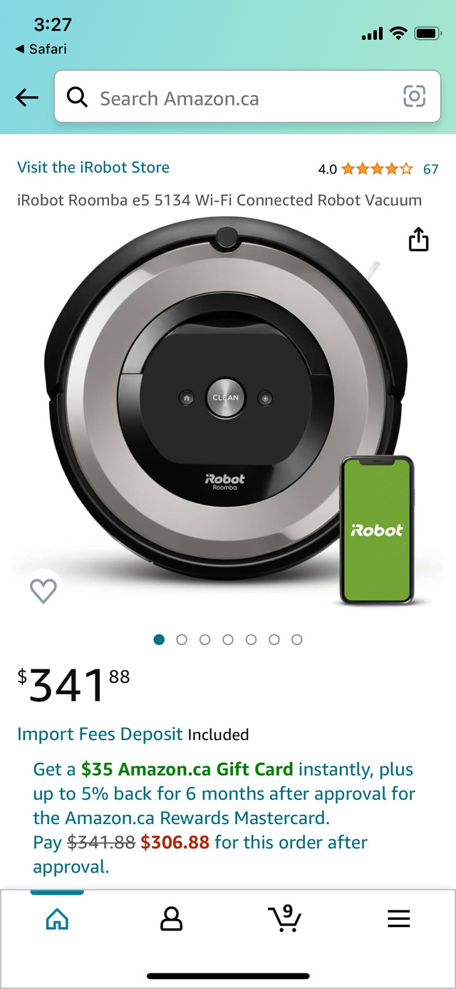 Roomba vacuum  in Rugs, Carpets & Runners in Medicine Hat - Image 2