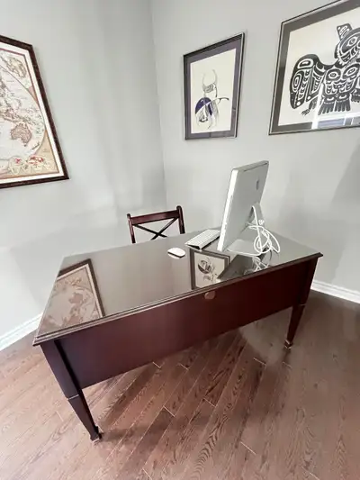 Glass Top Desk, View more