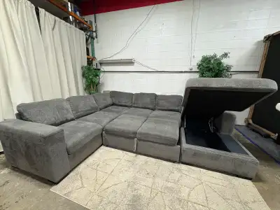 (Delivery) Large sofa bed sectional couch, View more