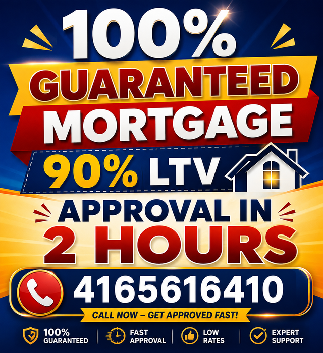 QUICK APPROVAL*BUILDER CLOSING*PRIVATE MORTGAGE*LINE OF CREDIT