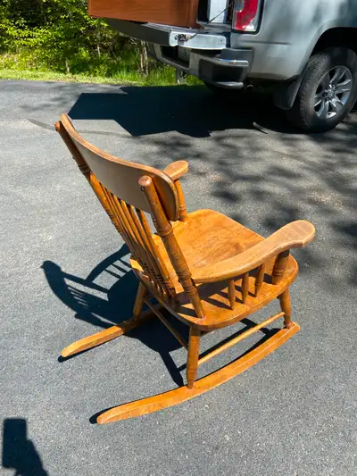 Old school rocking chair. In good shape.