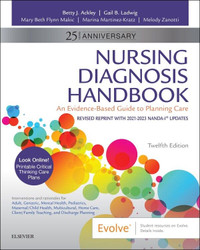 Nursing Diagnosis Handbook 12E Revised Ackley 9780323879880