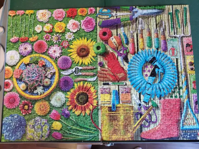IN THE GARDEN PUZZLE  in Hobbies & Crafts in Oshawa / Durham Region - Image 3