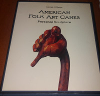 American Folk Art Canes HCDJ Unread Book