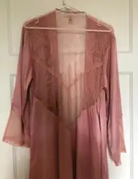 Silk and Lace Robe