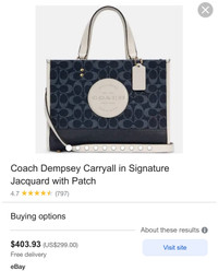 Coach Dempsey Carryall tote