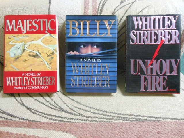 Three Novels by Whitley Strieber (author of The Wolfen) in Non-fiction in Hamilton