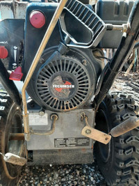 10 hp tecumseh  engine w/ free snowblower 