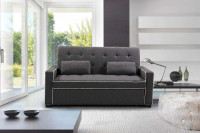 Brand New Grey Fabric Sleeper Sofa Bed Box Pack In Sale