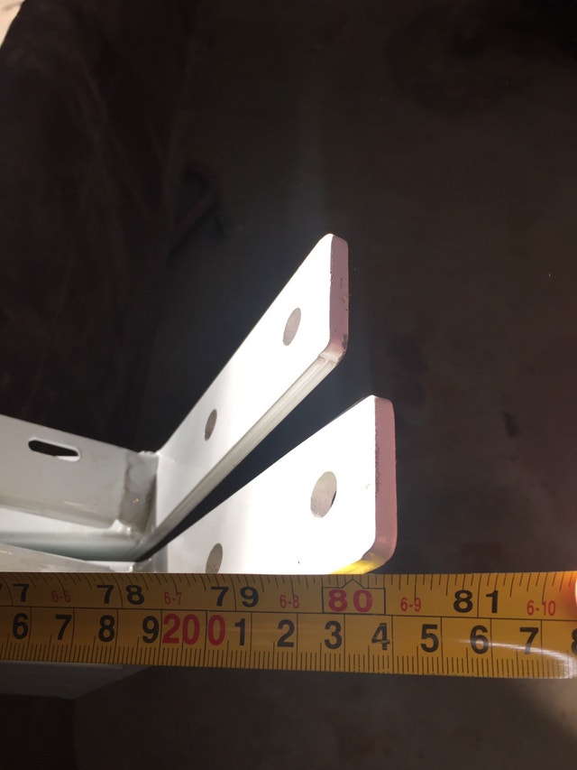 Two 6 step metal stair stringers Regal railing Decks & Fences