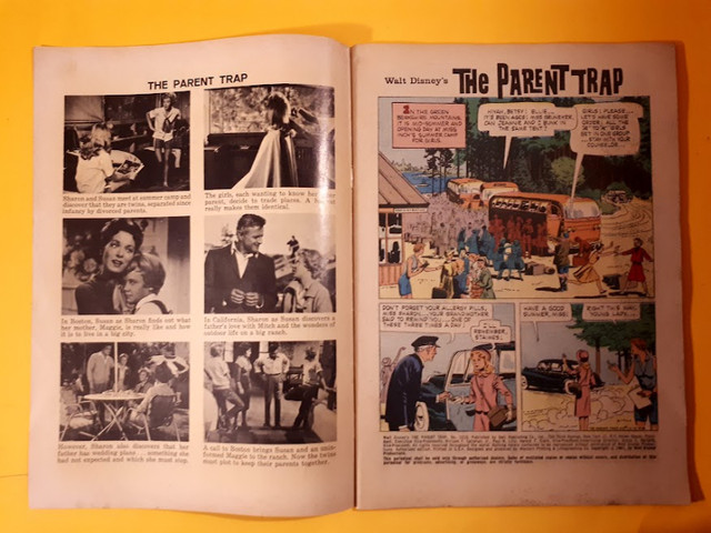 Walt Disney's The Parent Trap (1961) DELL comic book in Arts & Collectibles in Fredericton - Image 2