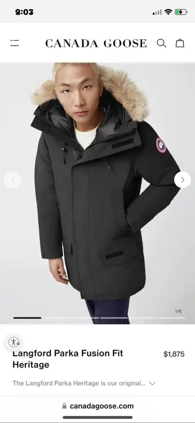 CANADA GOOSE Parka Lonford Mens , View more