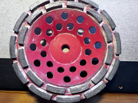 Grinder a ciment Masonry Cup Wheel, Double Row 7 pouces