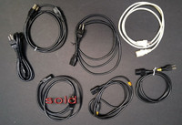 Power cords for PCs, monitors, printers and scanners