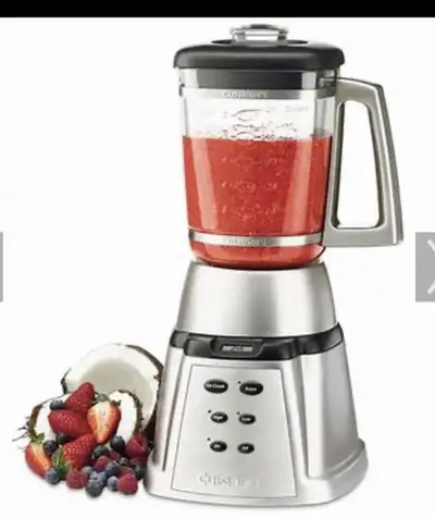 used Cuisinart blender 600 in silver - $65, View more